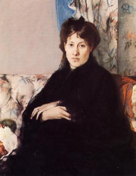 貝爾特 摩裡索特 Portrait of Madame Pontillon